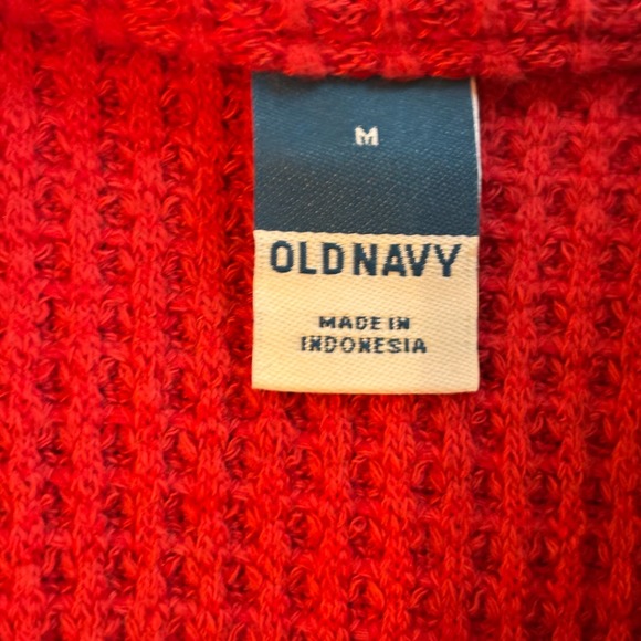 Old Navy Womens Henley Cropped Thermal Size XL Hobo Chic Farmcore Retro 19277x - Picture 11 of 12